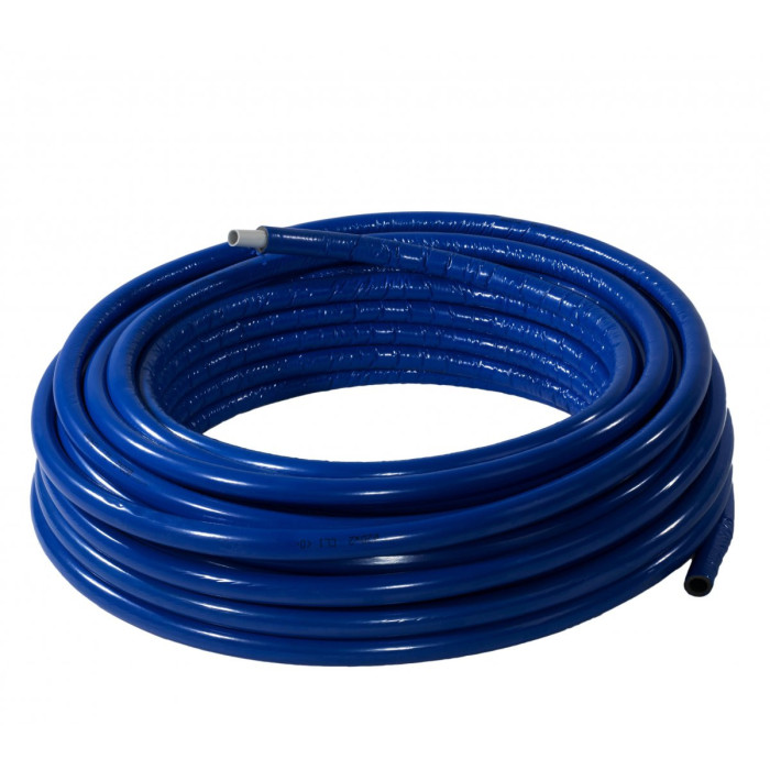Multilayer pipe with insulation (blue) IVAR PE-Xb/AL/PE-Xb 16 x 2.0 mm (100 m)