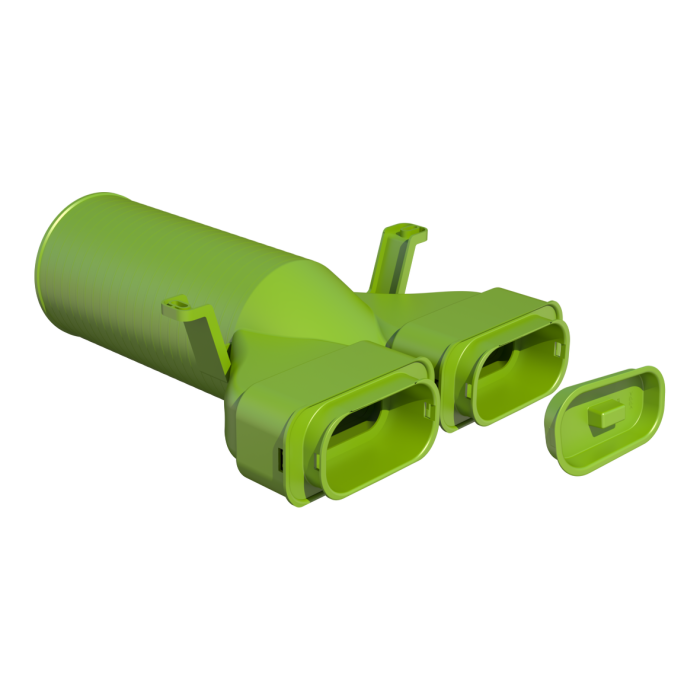 Difuzora kaste 180° UBBINK Air Excellent Dn 125 - 2 x Dn 100 x 50