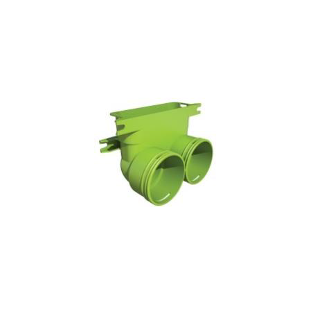 Adapteris UBBINK Air Excellent 2 x Dn 75 - Dn 140 x 50 mm