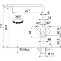- Mixer FRANKE Mythos, 115.0550.441