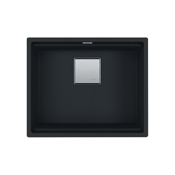 FRANKE KUBUS 2 KNG 110-52 stone (granite) sink, black-matt
