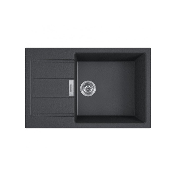 Тектоническая мойка FRANKE Sirius S2D 611-78XL, 78x50 см, "Carbon" (черный)