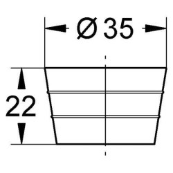 Ūdens plūsmas samazināšanas reduktors GROHE