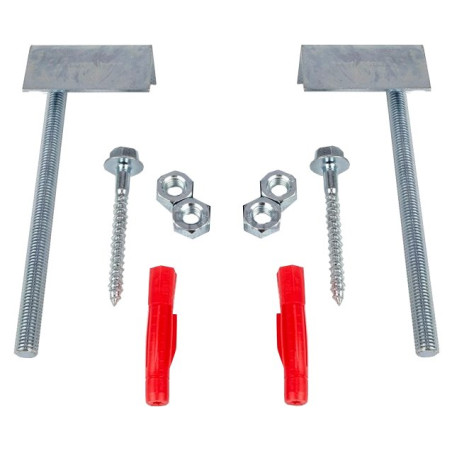 The fastening element is designed for mounting TECEprofil modules to the wall.
