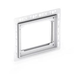 Frame for integrated water flush plate installation MEPA type II