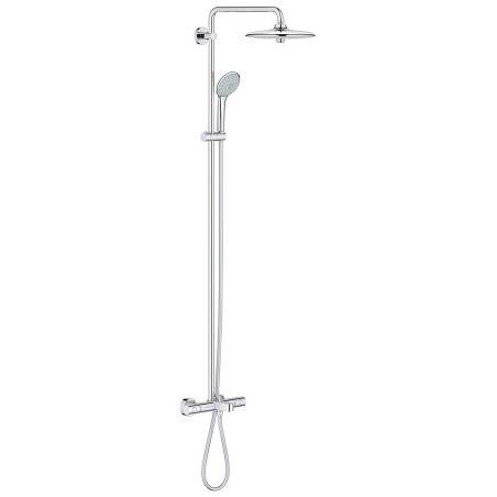 Termostatiska vannas-dušas sistēma GROHE Euphoria 260 ar rokas dušas galvu baltā krāsā Euphoria 110 masāža
