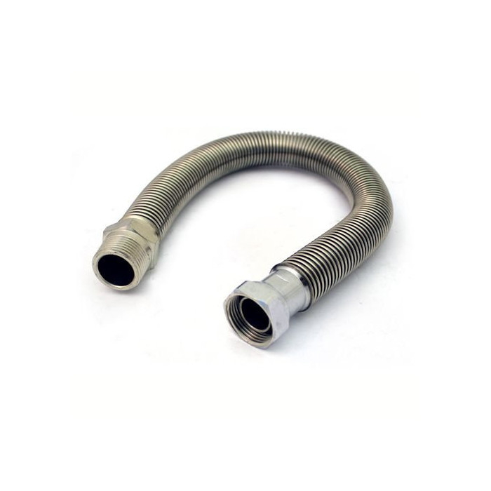 Elastīga nerūsējošā tērauda šļūtene MEPA Luxury 110-210 mm (DN12) 1/2"" iekšpusē / 1/2"" ārpusē