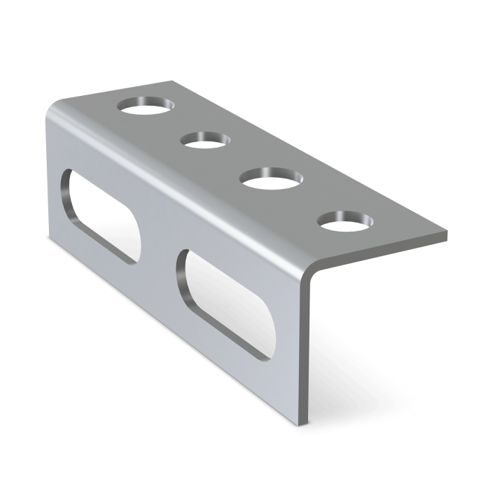 Perforated profile L-shaped NICZUK 30 x 30 mm / 3 mm, long 2 meters