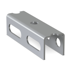 Perforēts profils U formas NICZUK 30 x 30 mm / 2 mm, garums 2 metri