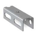 Perforated profile U-shaped NICZUK 30 x 30 mm / 2 mm, 2 meters long