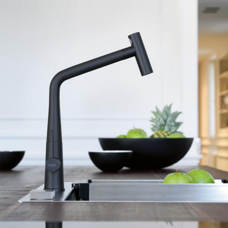 FRANKE Icon kitchen (sink) faucet, black-matte