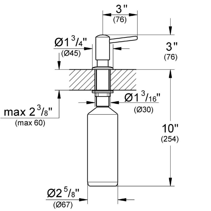 GROHE Contemporary šķidrā ziepju dozators