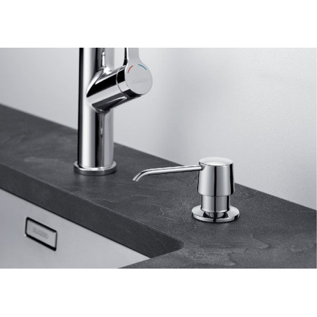 BLANCO YANO liquid soap dispensers, capacity 300 ml, chrome