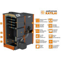 Granulētais katls AUKŠTAITIJAS KATLI Granulas Uni 36 kW
