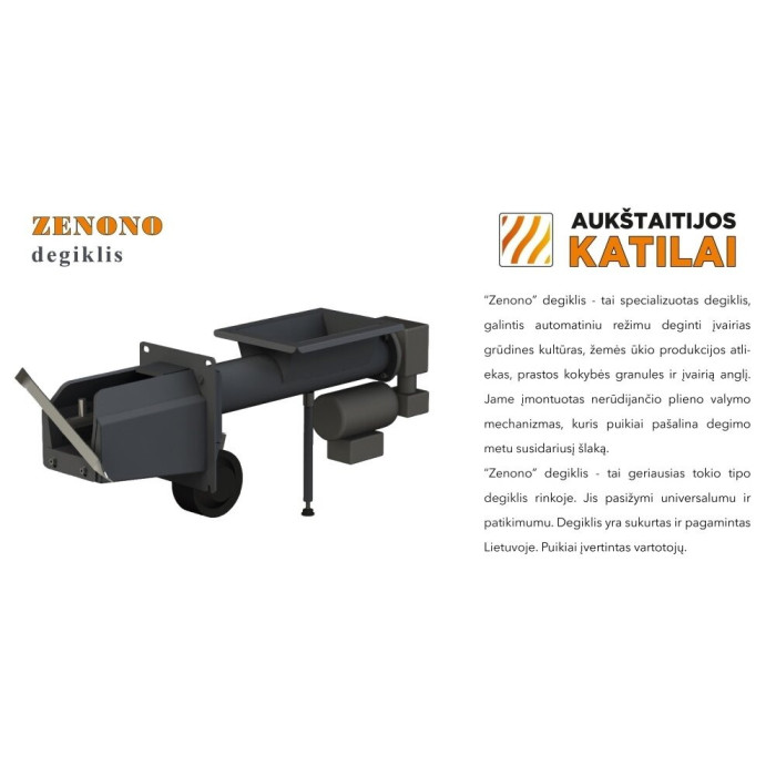Universal pellet boiler AUKŠTAITIJOS KATILAI Agro Uni 20 kW