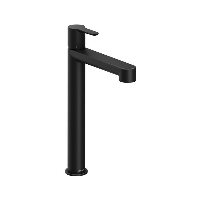 RAVAK Puri high basin mixer, without overflow, black-matt