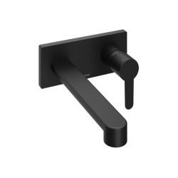 Built-in sink mixer with built-in part RAVAK Puri, black-matt