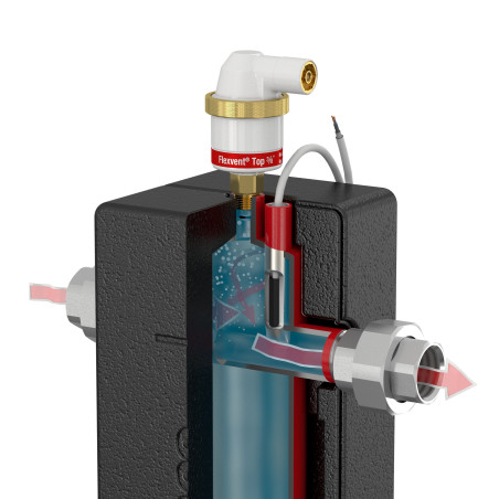 Hidrauliskā plūsmas atdalīšanas tvertne FLAMCO FlexBalance EcoPlus C 200 kW - 2"", 28380