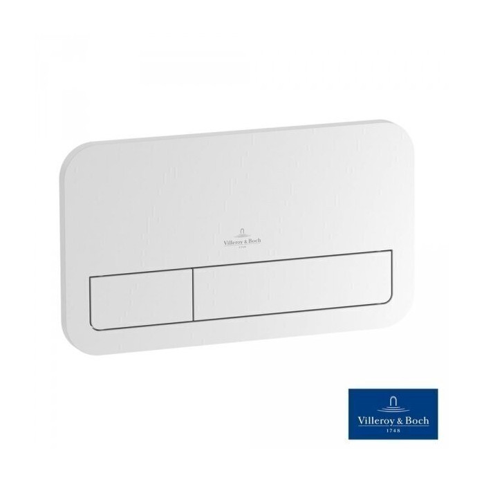 VILLEROY & BOSH ViConnect built-in frame set with Subway 2.0 Ceramic plus coating and button (6 in 1)