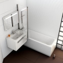 Akrila taisnstūra vanna RAVAK Chrome 1600 x 700 mm (No ekspozīcijas)