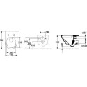 Wall-mounted toilet VILLEROY & BOCH Subway 3.0 Twist flush with slow close seat