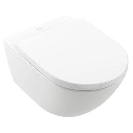 Pakabināms tualetes pods VILLEROY & BOCH Universo Twist ar slow close vāku un ceramic plus pārklājumu