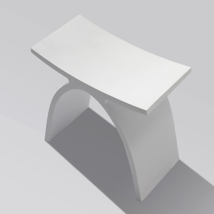 MEPA 9245 stone mass chair, white-matte