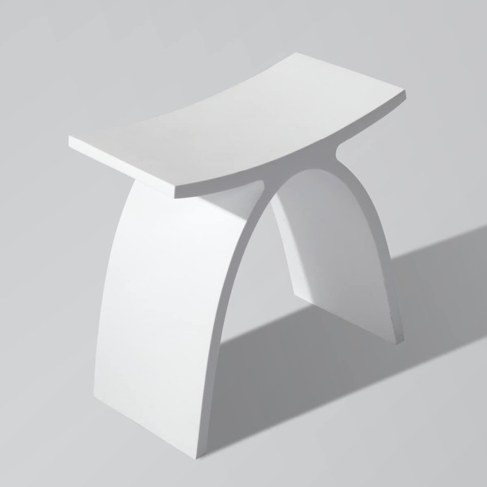 MEPA 9245 stone mass chair, white-matte