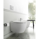 Hanging toilet SENTIMENTI Rimless with Slim Slow close lid