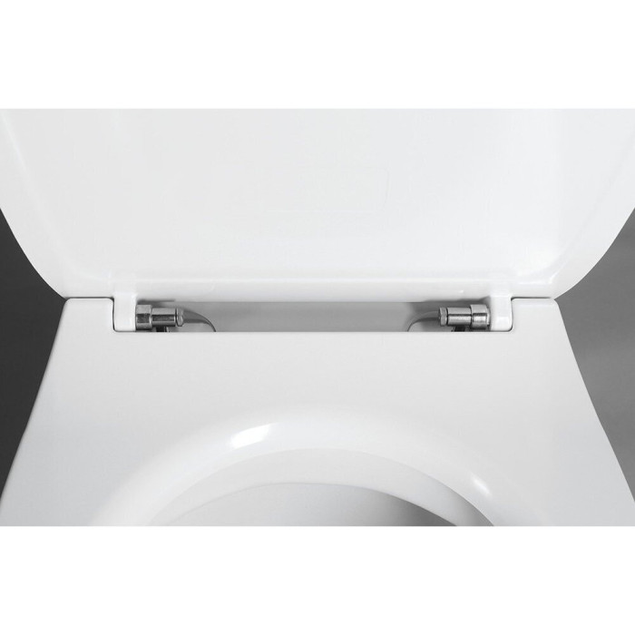Hanging toilet SENTIMENTI Rimless with Slim Slow close lid