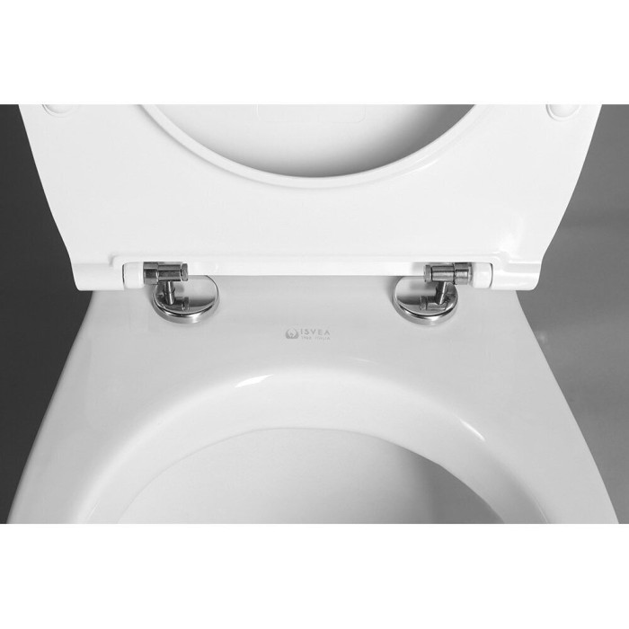 Hanging toilet SENTIMENTI Rimless with Slim Slow close lid