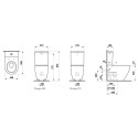 Laufen Pro Rimless toilet with soft-closing seat