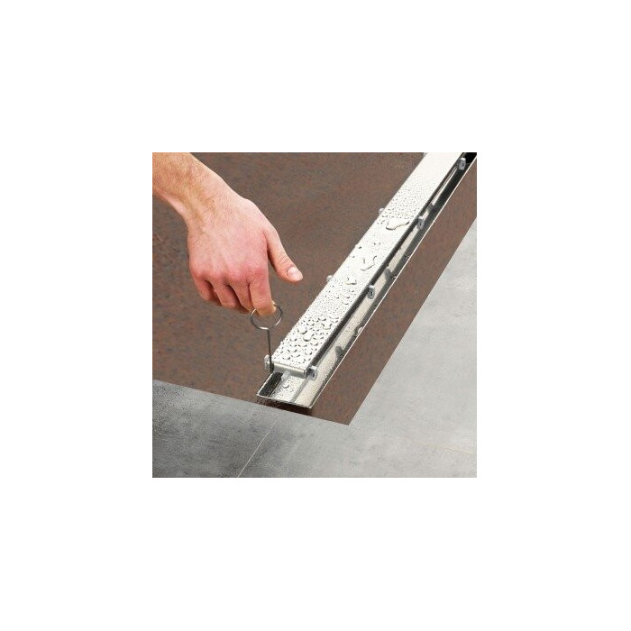 Dušo notekcauruļu komplekti TECElinus ar divpusējām restēm Tile/Steel 6 in 1, (Dažādu garumu izvēle)