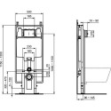Potinkamais WC rāmji IDEAL STANDARD ProSys 80 mm (2 in 1), R014367