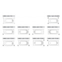 PAA Vario L stone mass bathtub, white, 750 x 1680 mm, A