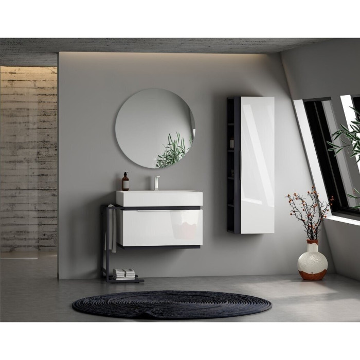 Mirror with LED background shooter MONTE 60 cm