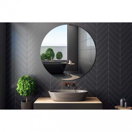 Spogulis ar LED fona apvalku MONTE 80 cm