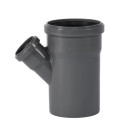 Iekšējās notekūdeņu trišakis WAVIN Optima 75 x 50/45°, pelēks