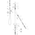 Floor-mounted bath mixer HANSGROHE AXOR Starck Organic, 12016000