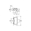 Термостатический смеситель для душа GROHE Grohtherm Cube, 34502000