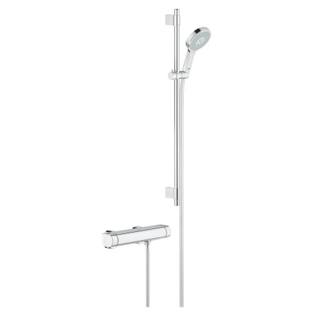 Термостатический смеситель для душа GROHE Grohtherm 2000 с душевым комплектом Cosmopolitan, 34482001