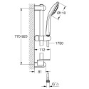 Dušas stenda komplekti GROHE Euphoria 110 Mono, 27267001