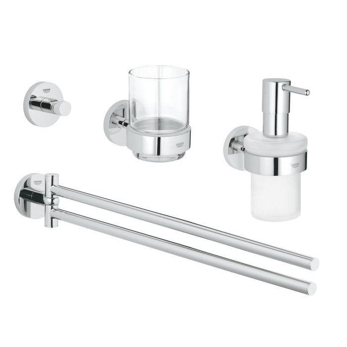 Aksesuāru komplekts GROHE Essentials 4 in 1, 40846001