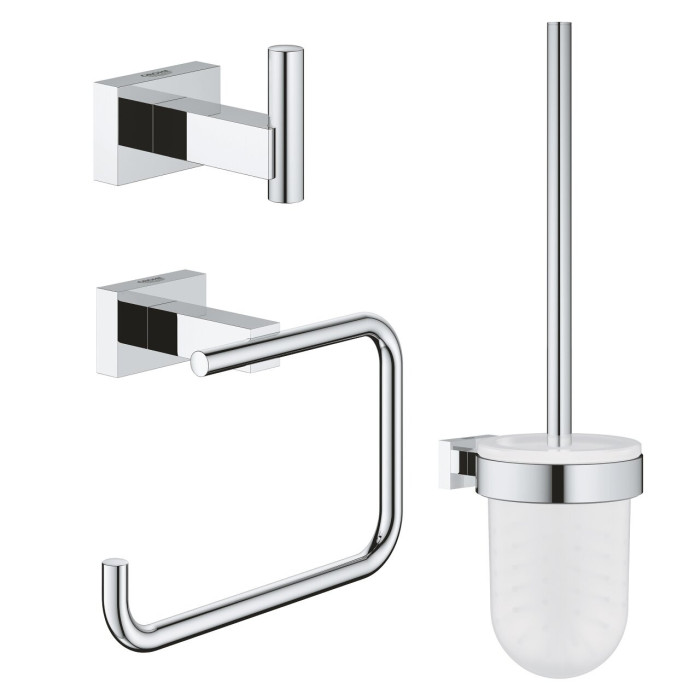 Aksesuāru komplekts GROHE Essentials Cube pilsētas tualets 3 in 1, 40757001