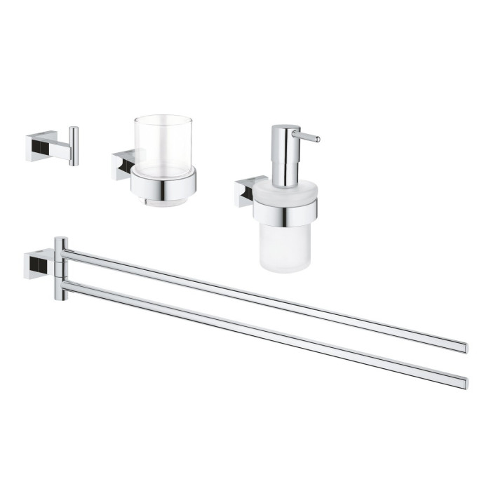 Набор аксессуаров GROHE Essentials Cube Bathroom 4 в 1, 40847001