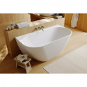Stone mass bathtub FJORDD Ramsa 1600 x 800 mm, glossy white