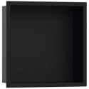 Потолочная ниша HANSGROHE XtraStoris Original 300 x 300 x 100, черная-матовая, 56061670
