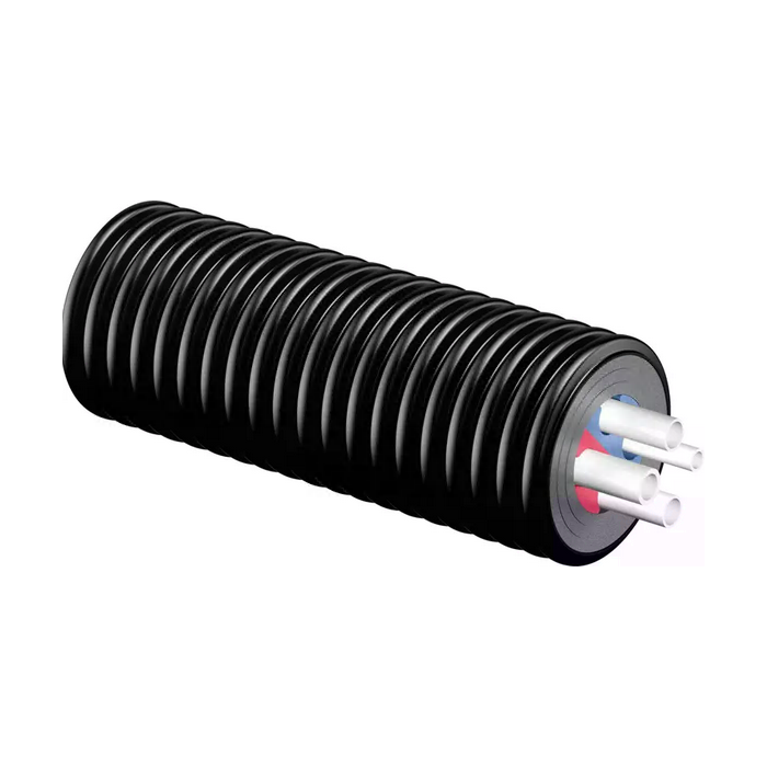 Fourfold insulated pipe UPONOR Ecoflex Quattro 2 x 32 x 2.9 - 25 x 3.5 - 20 x 2.8 / 175