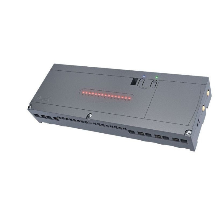 Grīdas apsildes regulators DANFOSS Icon2™ 15 zonām, barošana 230V, piedziņa 230V