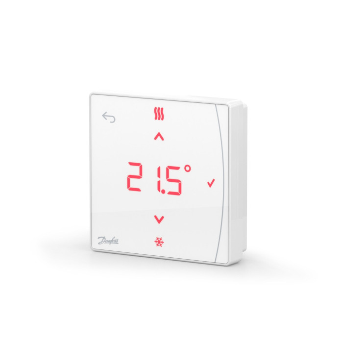 Wireless surface-mounted room temperature/humidity thermostat with display DANFOSS Icon2™